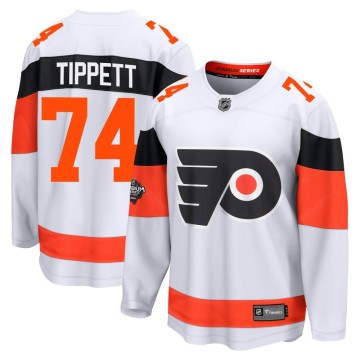 Breakaway Fanatics Branded Men's Owen Tippett Philadelphia Flyers 2024 Stadium Series Jersey - White