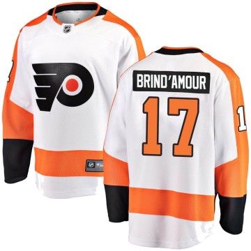 Breakaway Fanatics Branded Men's Rod Brind'amour Philadelphia Flyers Rod Brind'Amour Away Jersey - White