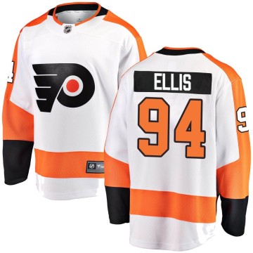 Breakaway Fanatics Branded Men's Ryan Ellis Philadelphia Flyers Away Jersey - White