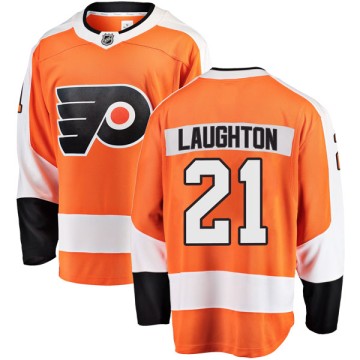 Breakaway Fanatics Branded Men's Scott Laughton Philadelphia Flyers Home Jersey - Orange