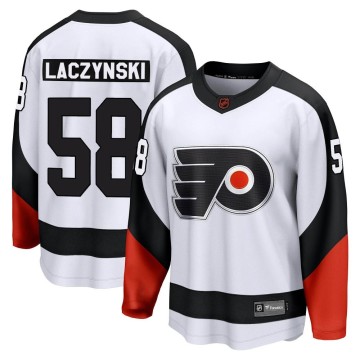 Breakaway Fanatics Branded Men's Tanner Laczynski Philadelphia Flyers Special Edition 2.0 Jersey - White