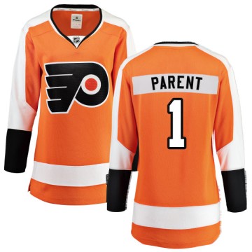 Breakaway Fanatics Branded Women's Bernie Parent Philadelphia Flyers Home Jersey - Orange