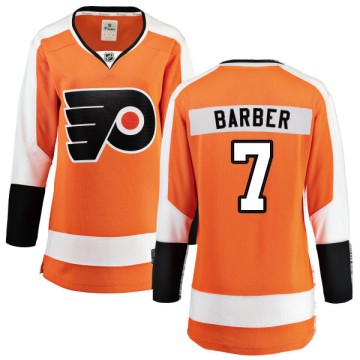 Breakaway Fanatics Branded Women's Bill Barber Philadelphia Flyers Home Jersey - Orange