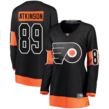 Breakaway Fanatics Branded Women's Cam Atkinson Philadelphia Flyers Alternate Jersey - Black