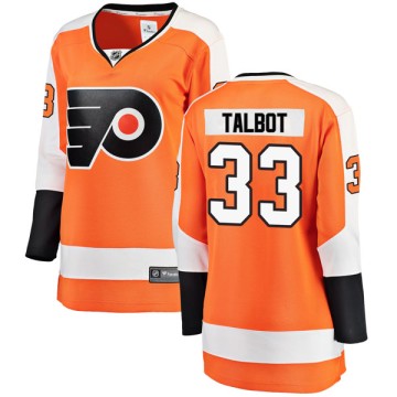 Breakaway Fanatics Branded Women's Cam Talbot Philadelphia Flyers Home Jersey - Orange
