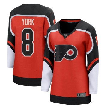 Breakaway Fanatics Branded Women's Cam York Philadelphia Flyers 2020/21 Special Edition Jersey - Orange