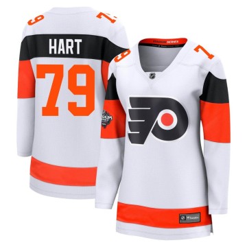 Breakaway Fanatics Branded Women's Carter Hart Philadelphia Flyers 2024 Stadium Series Jersey - White