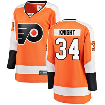 Breakaway Fanatics Branded Women's Corban Knight Philadelphia Flyers Home Jersey - Orange