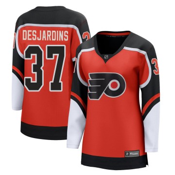 Breakaway Fanatics Branded Women's Eric Desjardins Philadelphia Flyers 2020/21 Special Edition Jersey - Orange