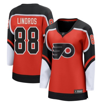 Breakaway Fanatics Branded Women's Eric Lindros Philadelphia Flyers 2020/21 Special Edition Jersey - Orange