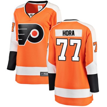 Breakaway Fanatics Branded Women's Frank Hora Philadelphia Flyers Home Jersey - Orange