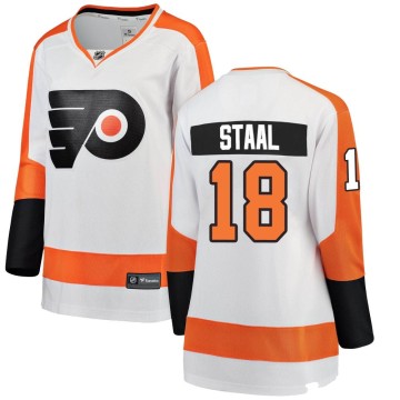 Breakaway Fanatics Branded Women's Marc Staal Philadelphia Flyers Away Jersey - White