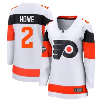 Breakaway Fanatics Branded Women's Mark Howe Philadelphia Flyers 2024 Stadium Series Jersey - White