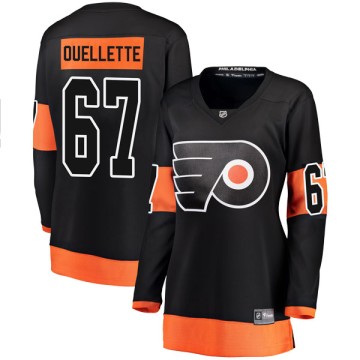 Breakaway Fanatics Branded Women's Martin Ouellette Philadelphia Flyers Alternate Jersey - Black
