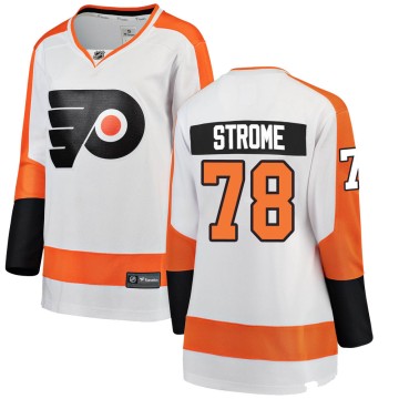 Breakaway Fanatics Branded Women's Matthew Strome Philadelphia Flyers Away Jersey - White