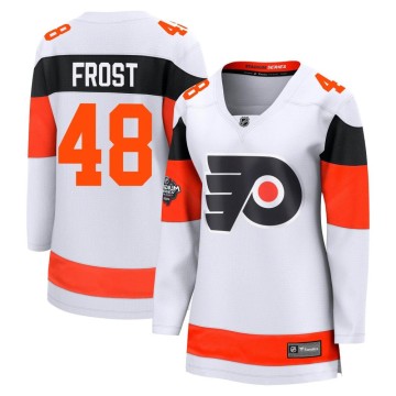Breakaway Fanatics Branded Women's Morgan Frost Philadelphia Flyers 2024 Stadium Series Jersey - White