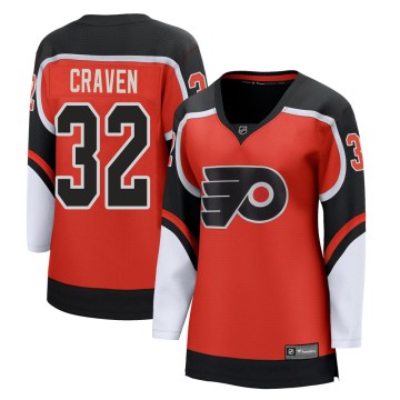 Breakaway Fanatics Branded Women's Murray Craven Philadelphia Flyers 2020/21 Special Edition Jersey - Orange