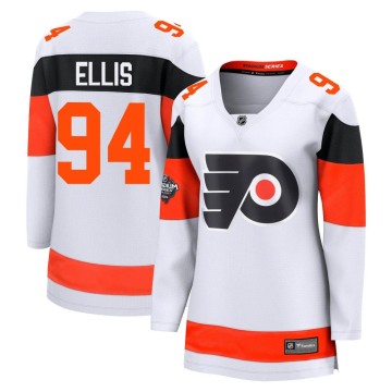 Breakaway Fanatics Branded Women's Ryan Ellis Philadelphia Flyers 2024 Stadium Series Jersey - White