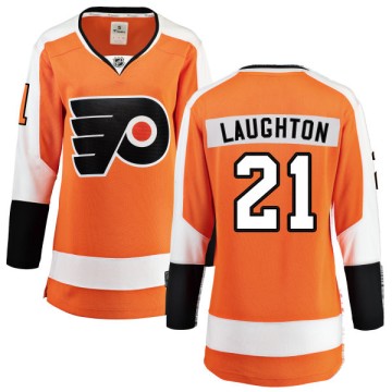 Breakaway Fanatics Branded Women's Scott Laughton Philadelphia Flyers Home Jersey - Orange