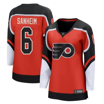 Breakaway Fanatics Branded Women's Travis Sanheim Philadelphia Flyers 2020/21 Special Edition Jersey - Orange