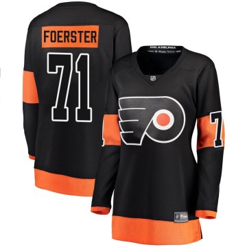 Breakaway Fanatics Branded Women's Tyson Foerster Philadelphia Flyers Alternate Jersey - Black