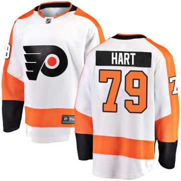 Pánské Dresy Philadelphia Flyers Carter Hart 79 2021 Reverse Retro Oranger  Authentic