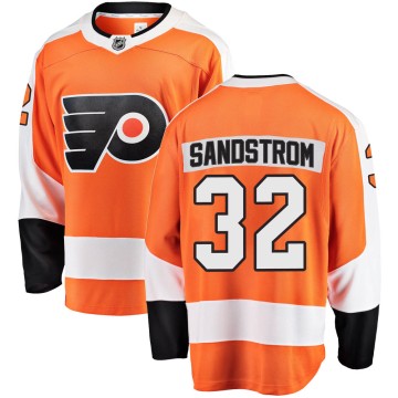 Breakaway Fanatics Branded Youth Felix Sandstrom Philadelphia Flyers Home Jersey - Orange