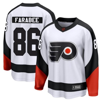 Breakaway Fanatics Branded Youth Joel Farabee Philadelphia Flyers Special Edition 2.0 Jersey - White