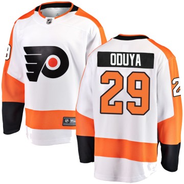 Breakaway Fanatics Branded Youth Johnny Oduya Philadelphia Flyers Away Jersey - White