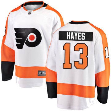 Breakaway Fanatics Branded Youth Kevin Hayes Philadelphia Flyers Away Jersey - White